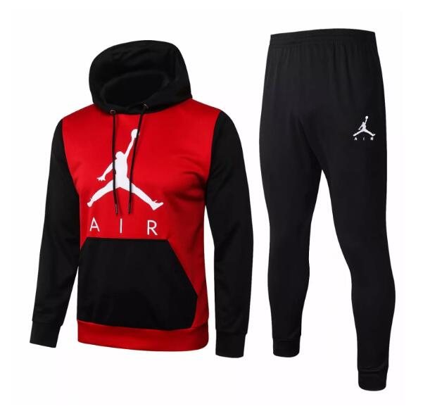 Jordan Red Training Suits Hoodie Sweater with Pants 2020/21